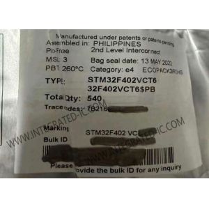 Microcontroller MCU STM32F402VCT6 Microcontroller Chip LQFP100 High Performance