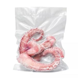 280*350mm Channeled Transparent Food Pouch Customized Polypropylene Plastic Bag