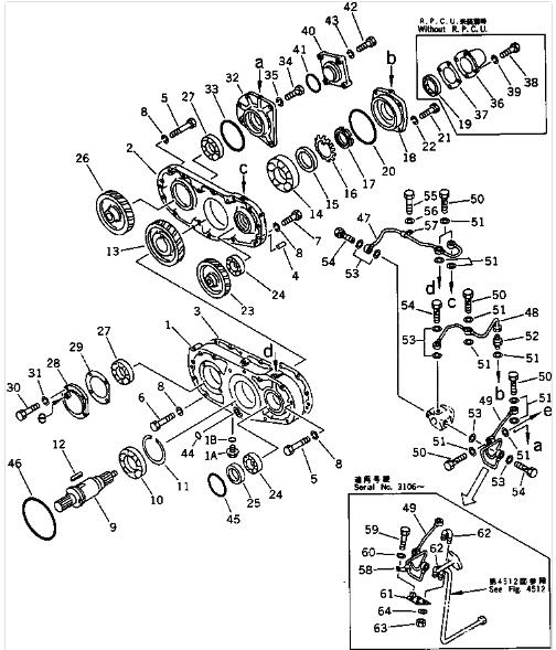 154-01-12310 1540112310 Gear For Komatsu D155 D85 SHANTUI SD22 Bulldozer Parts