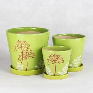 Small Round Ceramic Pots In Small Size A Stylish For Plants