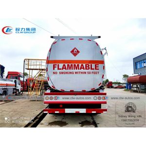 4 Axle 60000L Carbon Steel Q235 Fuel Tanker Truck