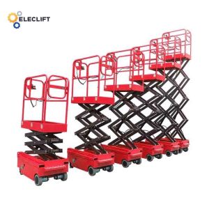 0.2M/S Warehouse Hydraulic Scissor Lift Table Load Capacity 300KG