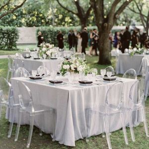 Outdoor Square Folding Banquet Table Plywood Party Cocktail Tables