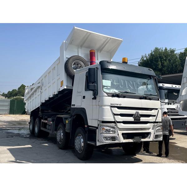 HOWO 8X4 Euro2 Heavy Duty Dump Truck Special Cargo Box 380hp Tipper Truck