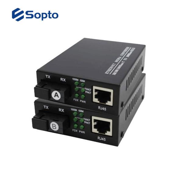 Buy 10/100/1000M Ethernet To Fiber Converter 1GE Ports at wholesale prices