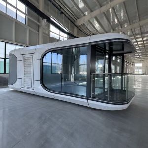Quality Steel Luxury Container House Competitive for Customized Color Outdoor Prefab Space Capsule Bed Hotel Cabin for sale