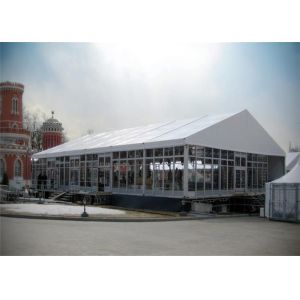 Large Capacity Glass Wall Marque Shelters Event Tent 12mx35m Canopy Wholesale