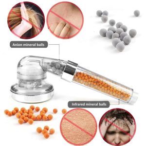 24cm Low Pressure PC Bathroom Handheld Shower Spray 3 Functions