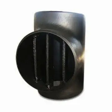 Carbon Steel Pipe Fittings Steel Barred Equal Tee Butt Welded Barred Tee ASME