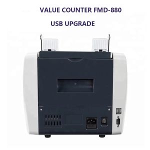 FMD-880 USD EUR GPB CAD mixed denomination bill counter value counting machine