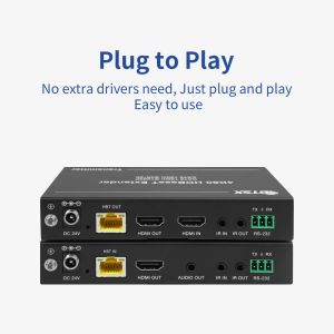 HDBaseT HDMI Fiber Extender 150m For Long Distance Signals Upgrade Your AV