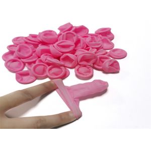 Dust Free Latex Finger Cots With Static Electricity Protection Compounds