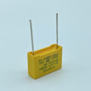 Yellow 0.1uF X2 Safety Capacitor Fireproof Solvent Resistant