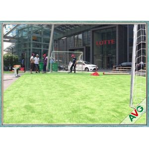 Residential Area Garden Faux Artificial Grass Monofil PE + Curly PPE Material
