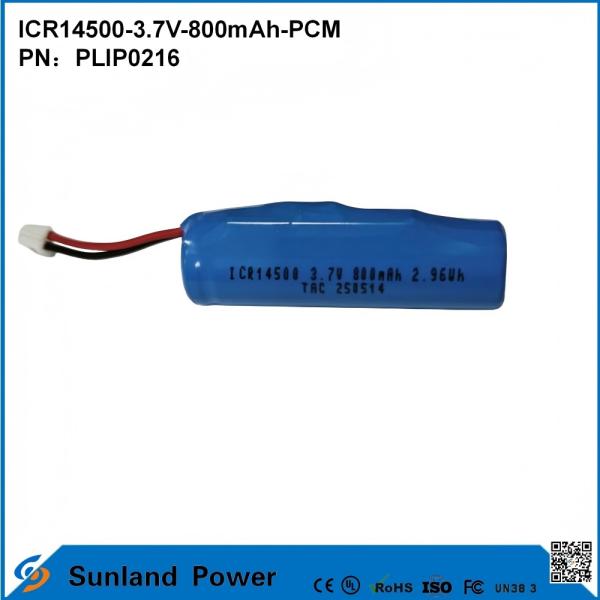 ICR14500-3.7V-800mAh-PCM Battery Applied To LED Lights Digital Products Smart Home Devices Wireless Mice Electric Toothbrushes Shavers