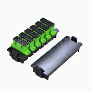 19 Inch Panel Fiber Optic Rack Mounted 24 Core For Leviton Network