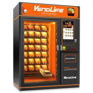 4G Ready To Eat Meals Vending Machine , 2290mm hot noodle vending machine