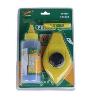 KM 15m/30m chalk line,chalk line set,measuring tool 3PCS chalk line drvice