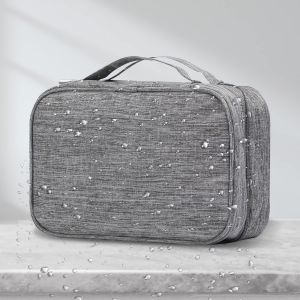 Multi-functional and lightweight Lager capacity durable waterproof toiletry bag