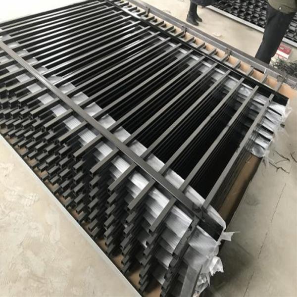 Tubular Security Garriso Fencing Panels 45mm rails upright 25mm