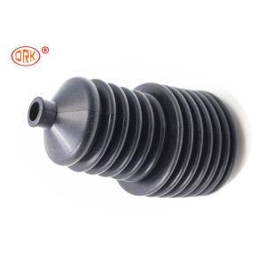 Custom Rubber Bellow Sleeve Black Silicone Heat Resistance RoHs Approved