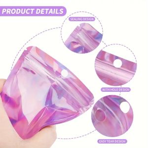 Customized Printing Zip Seal Mylar Bags For Moisture Proof Food Snacks Storage