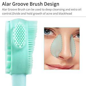 FDA 4 In 1 Silicone Face Scrubber With Ergonomic Handle