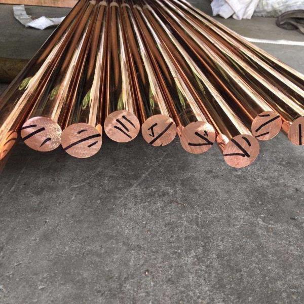 C10200 T1 / C103 Copper Round Bar Rod Diameter 5 - 300mm Custom Cutting