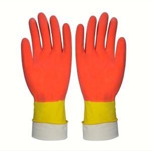 Durable Household Kitchen Rubber Gloves For Cleaning And Dishwashing