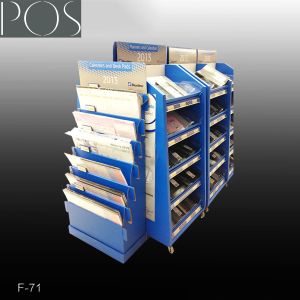 Quality Calendars currugated cardboard displays stand shelf for sale