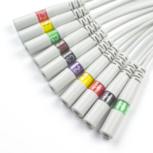 Banana Needle To Clip ECG Adapter Pigtail Adapters 3.00MM IEC ECG Electrode