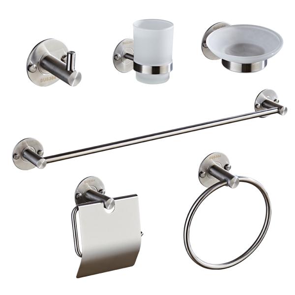 Toilet Roll Paper holder with cover 83506B-Round &stainless steel 304&Brush &bathroom &kitchen,sanitary
