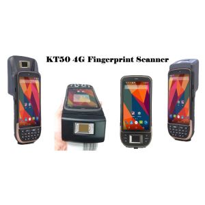 5" Handheld Rugged Androidpda Barcode Scanner Barcode Scanner / Fingerprint
