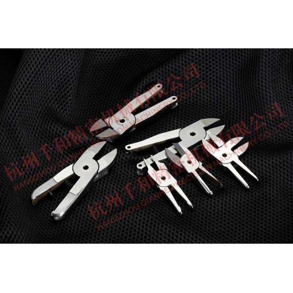 0.5mm Steel Wire Gas Cutting Nipper , Open mouth 3.8mm - 4.2mm Pneumatic Scissors