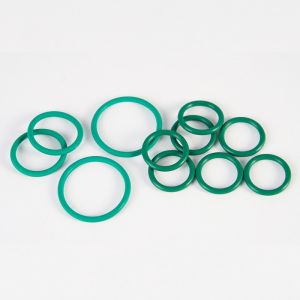 Green FKM O Rings 70 - 90 Hardness Heat Oxidation Resistance