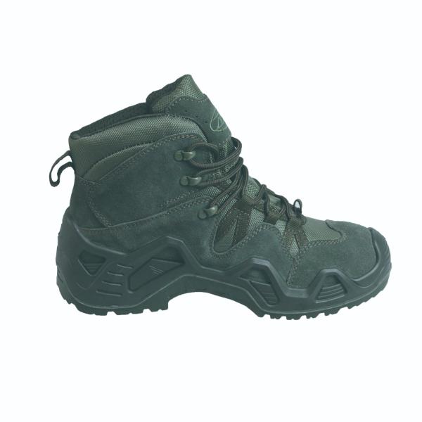 Combat Style Army Boots With Metal Eyelets And Oxford Fabric Upper Pupu Anti Slip LOGO Outdoor Shoes
