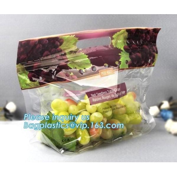 Buy Slider Zipper Locking Bags, 3 Mil Slider Lock Plastic Bags, slider zipper lock bag grape bag for fruit and vegetable pac at wholesale prices