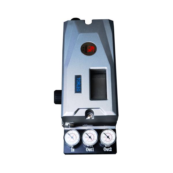 IP66 Digital Valve Positioner Double Acting With Mounting Bracket Pressure Gauge