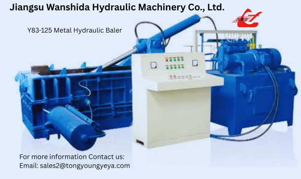 China Y83/T-125 Hydraulic Metal Baler 125t Press Force 22Kw Motor on sale
