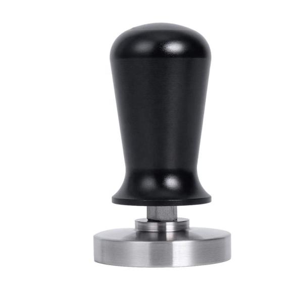 Buy Black Mechanical Espresso Tamper With Spring 58mm Adjustable Grip Black at wholesale prices