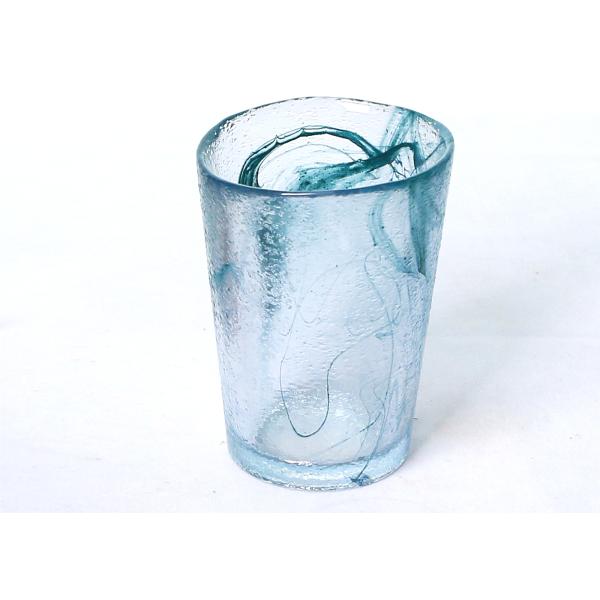 350ml Clouding Pink Coloured Glass Tealight Holders Pressed 110mm