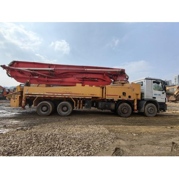 Hydraulic Machining Process 2013 Putzmeister 46m Used Heavy Equipment Concrete