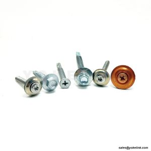 Self Tapping Roofing Sheet Screws With EPDM Washer Seal