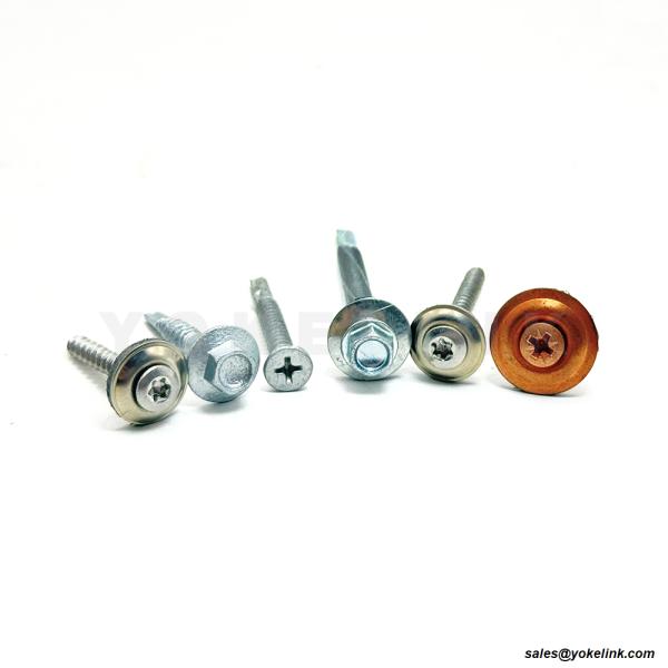 Buy Self Tapping Roofing Sheet Screws With EPDM Washer Seal at wholesale prices
