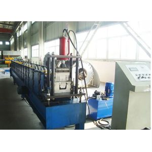 Aluminium Downpipe Gutter Roll Forming Machines / Gutter Making Machine