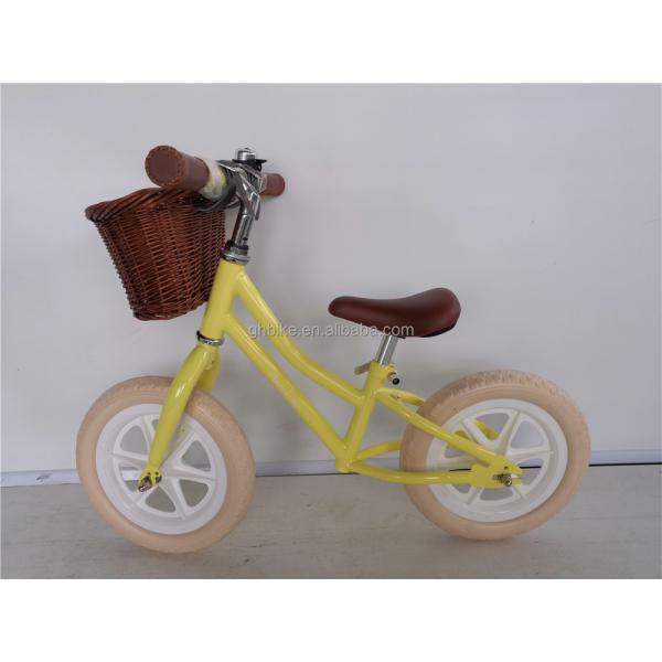 Steel Fork and Frame Balance Bike for Children 3-5 Years Old Blue Color 12 Inch