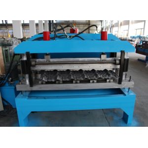 Hydraulic Tile Roll Aluminum Forming Machine 2-4m/Min 40GP Container