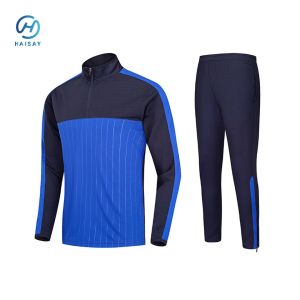 Lightweight Durable Custom Soccer Jersey Mens Football Training Tracksuit With