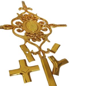 Quality Shine Surface Gold Double Glazing Georgian Bars Electroplating for sale