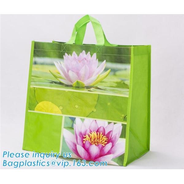 recycled pp woven laminated shopping bags glossy pp woven bags for advertising